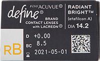 1-Day Acuvue Define - Radiant Bright (30 Pack)